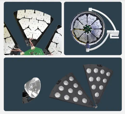 ZW-500D առաստաղից կախովի անստվեր վիրահատական լամպ