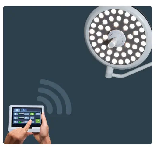 ZW-500D առաստաղից կախովի անստվեր վիրահատական լամպ