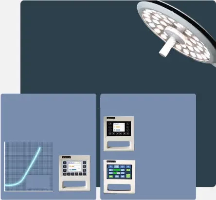 ZW-500D առաստաղից կախովի անստվեր վիրահատական լամպ